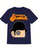 Clockwork Orange Graphic with Orange Orange Lettering Pattern Design 100 Cotton Oneck Shortsleeved Mens Printed Tshirt