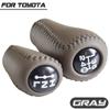 Buton schimbător de viteze din piele cu transmisie automată levier schimbător de viteze pentru Toyota Prado 120 2003 2004 2005 2006 2007 2008