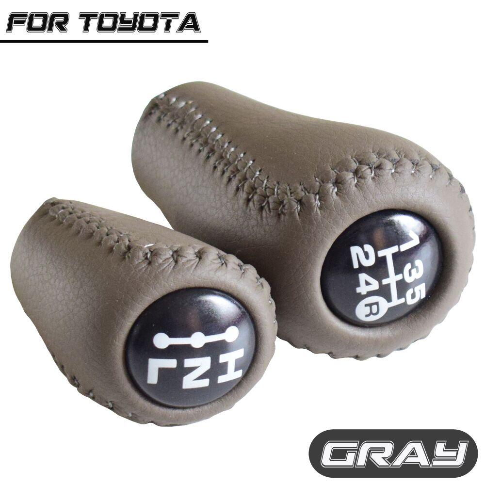Buton schimbător de viteze din piele cu transmisie automată levier schimbător de viteze pentru Toyota Prado 120 2003 2004 2005 2006 2007 2008