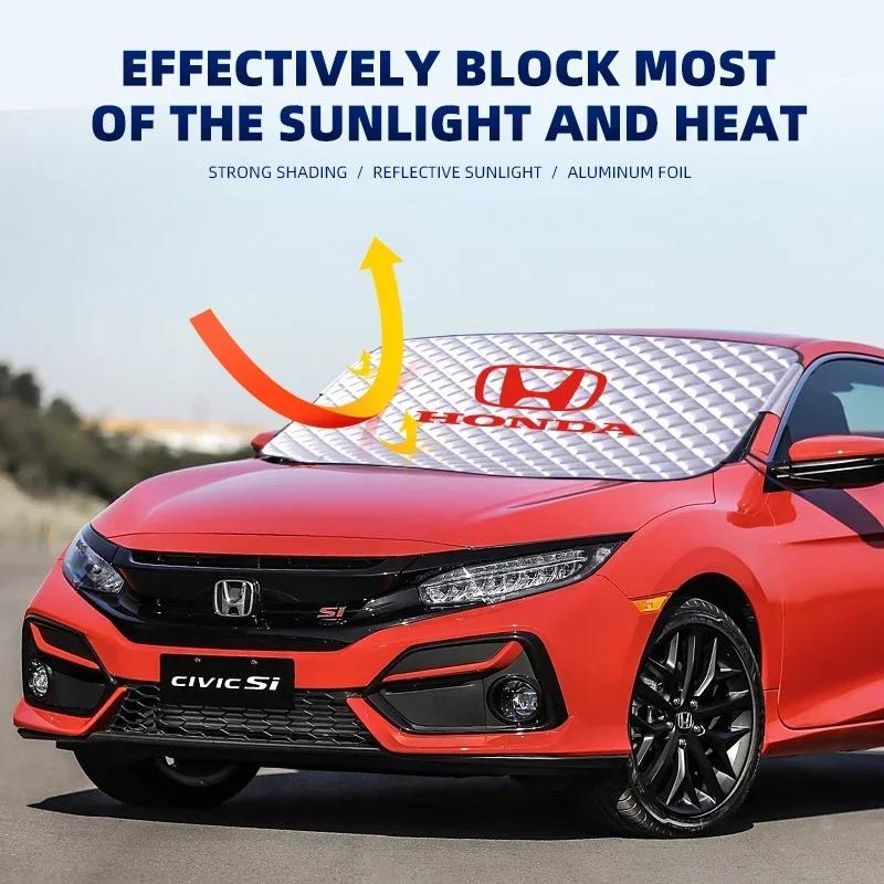 Copertura Parabrezza Anteriore Auto Copertura Parasole Automobilistica per Honda CR-V STEPWGN Civic Accord City XR-V Envix ODYSSEY VEZEL Fit KU9