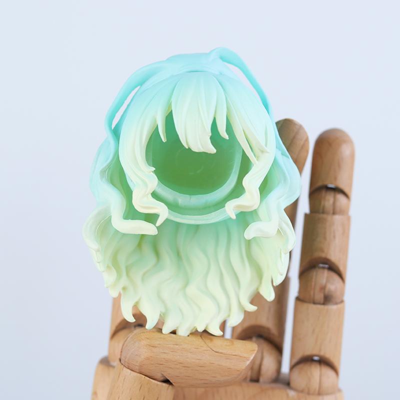 OB11 New Style Head Shell Replacement Korean Style Plastic Hair Transparent Replacement Doll Hair Head Mold For Obitsu11