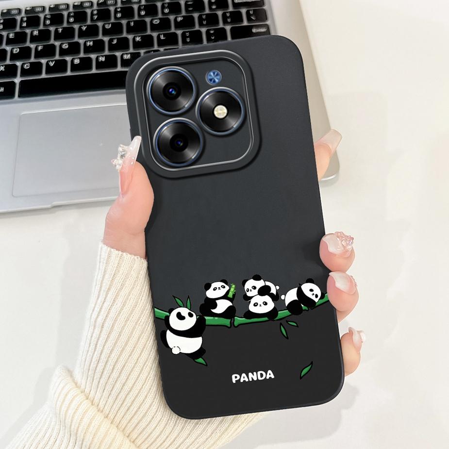 For Tecno Spark 20C Case Spark20 Pro KJ6 Cute Animals Carton Cover Soft TPU Phone Case For Tecno Spark 20 Pro Plus Spark20 Shell