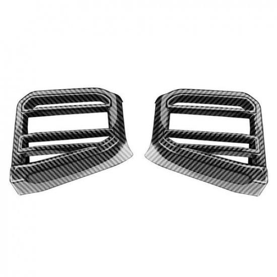 For Toyota Tundra -2024 Car Dashboard Air Vent Cover Trim Carbon fiber look