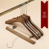 Non-Slip Wooden Clothes Hanger - Retro Solid Wood Design for Men, Women, Children, & Baby Clothes