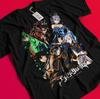 Koszulka Asta Yuno Black Clover Anime Manga Asta Dziewczyna Prezenty Czarna Koszula Wszystkie Rozmiary BB255
