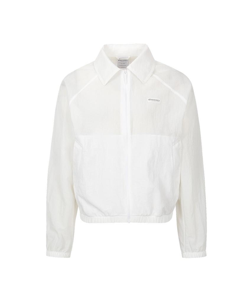 Discovery Expedition Women'S Freshvent Collared Crop Windbreaker (N/White)