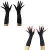 Cool Halloween Gloves Long Section Spooky Claw Dress Up Gloves Fashionable Long Nails Cosplay Halloween Funny Gloves