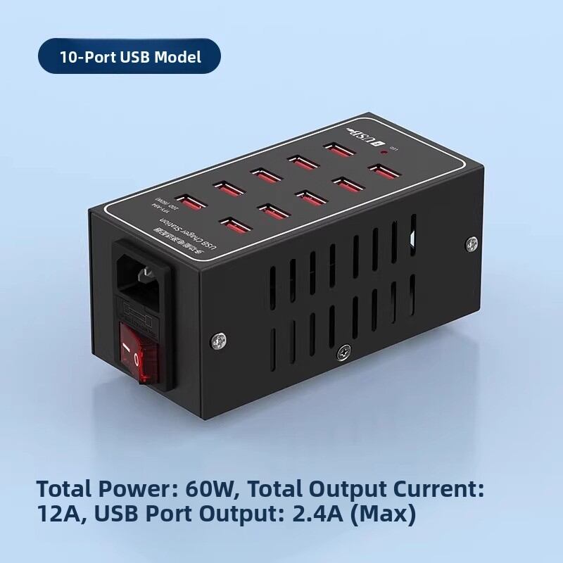 Earise | Multi-Function Multi-Port USB Charger 15 Ports