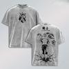 Anime The Seven Deadly Sins T-Shirt Escanor Vintage Gewaschenes Oversized T-Shirt Herrenbekleidung Kurzarm Tops
