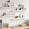 Vidaxl Wall Shelves, 4 Pcs, White, 60X9X3 Cm
