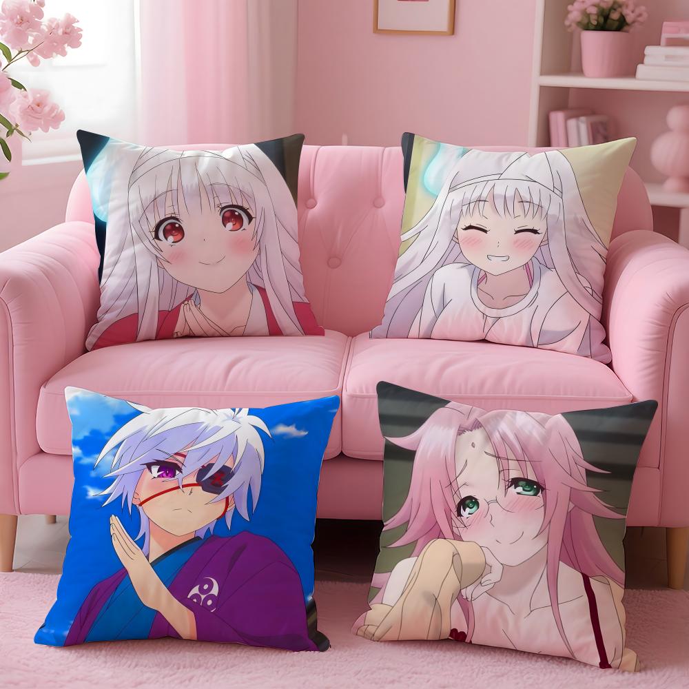 Yuuna und die verfluchte heiße Quelle Kissenbezug Bequemer wendbarer Kissenbezug Ideal für Auto Sofa Schlafzimmer & darüber hinaus