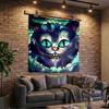 Che-shire Cat Smile Tapestry Playroom Tapestry, Accessories for Bedroom,Livingroom, Dormitory Room Wall Decor Fan Birthday Gifts
