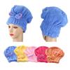Microfibre Quick Hair Drying Bath Spa Bowknot Wrap Towel Hat Cap for Bath Bathroom Accessories Hair Bonnet for Sleeping