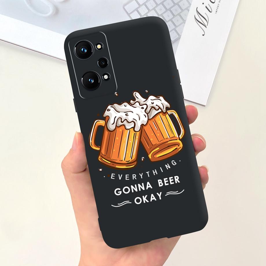 Phone Case For Realme GT Neo2 5G Soft Silicone Coque Funda Cute Cat Moon Night Painting Cover For OPPO Realme GT Neo 2 GTNEO2