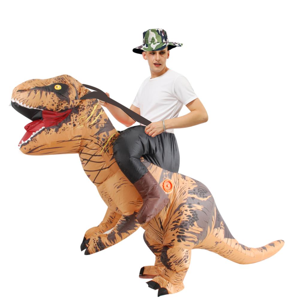 Aufblasbare Kostüme für Erwachsene und Kinder, T-Rex Dinosaurier, Purim, Halloween, Weihnachten, Maskottchen, Anime, Party, Cosplay, Kostüm, Kleid, ausgefallene Anzüge