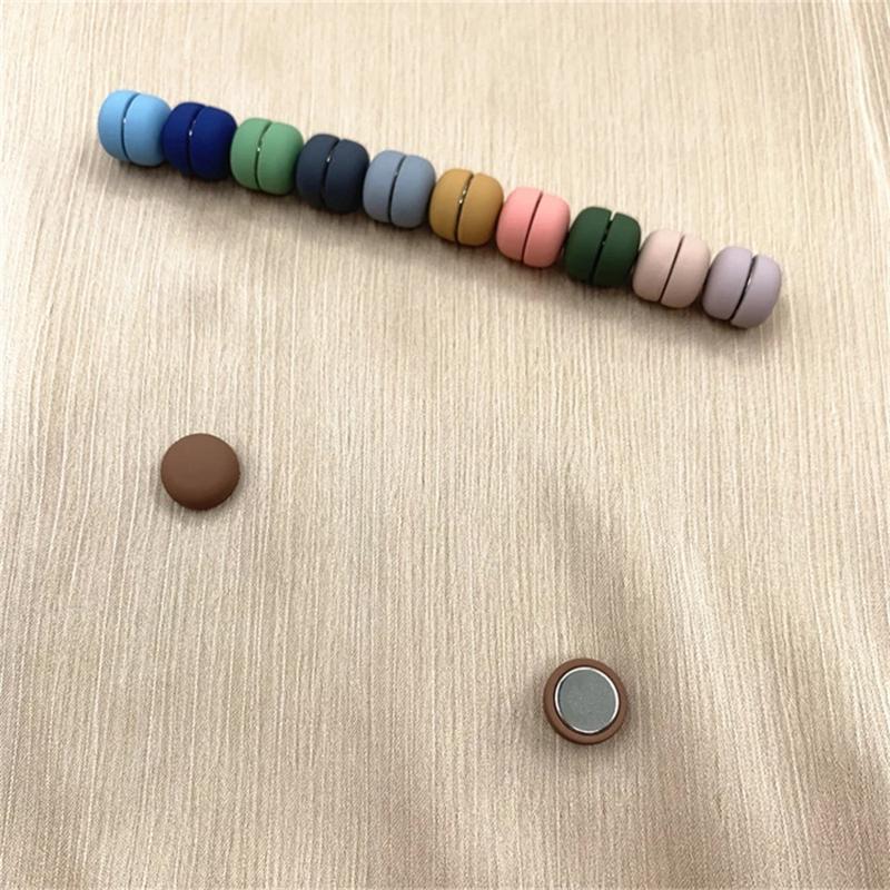 Matte Metal Hijab Scarf Magnet No Snag Muslim Women Magnetic Hijab Pins Islamic Pinless Safety Headscarf Brooches Accessories