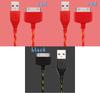 Apple Lightning Fast Charging Data Cable With Braided Material For Iphone And Mobile Devices