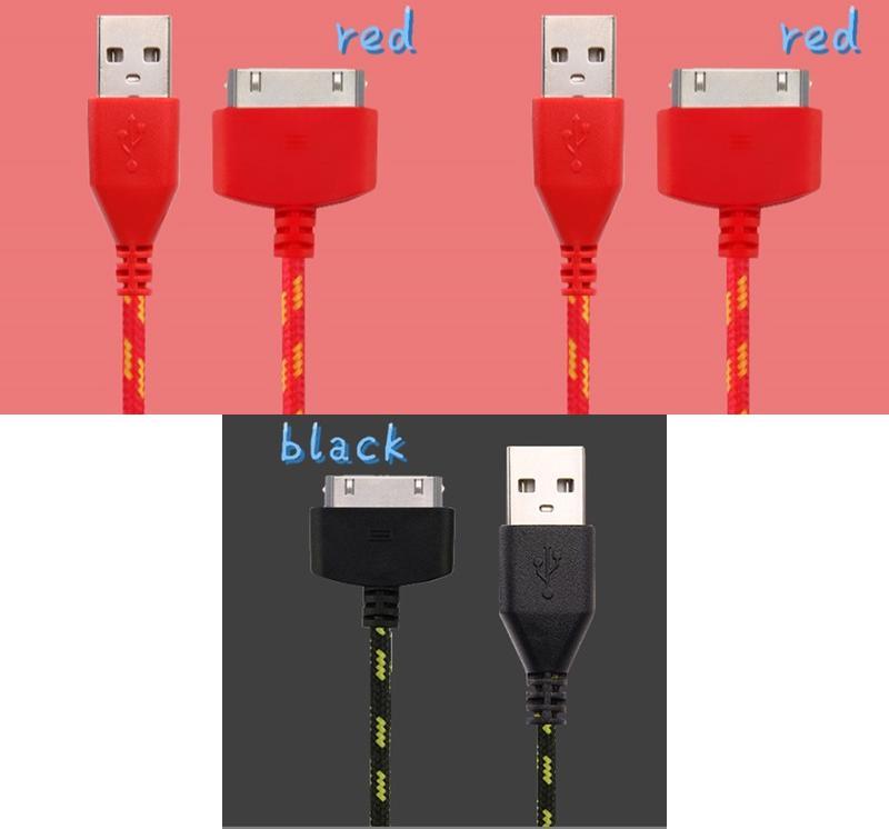 Apple Lightning Fast Charging Data Cable With Braided Material For Iphone And Mobile Devices