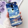 För LG G7 ThinQ Fodral Svart Silikon Söt Katt Mode Blommor Cool Målad Baksida För LG G7ThinQ Telefonfodral LMG710EM