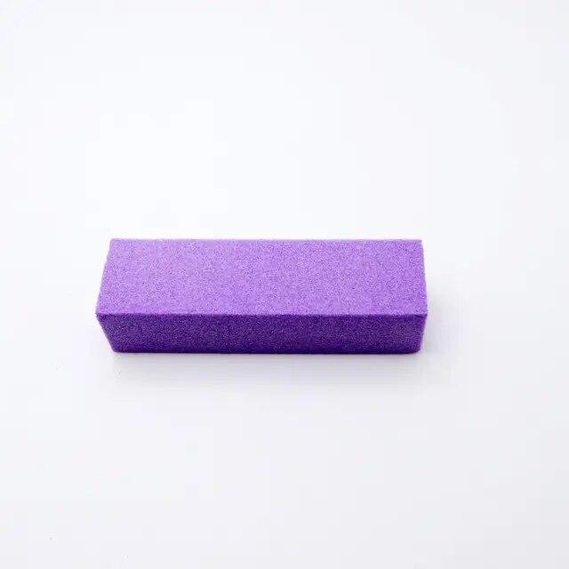 The Best Sell 5Pcs/Lot Fashion Sponge Nail File Block  Manicure Polish Sanding Nail Buffer Tofu Buffing  Nail Art Tools For Nail