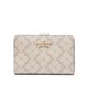 Kate Spade Madison Medium Kompakt Faltbare Dunkle Lässige Geldbörse, Beige,