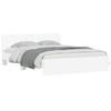 Bed Frame with Headboard White 150x200 Cm