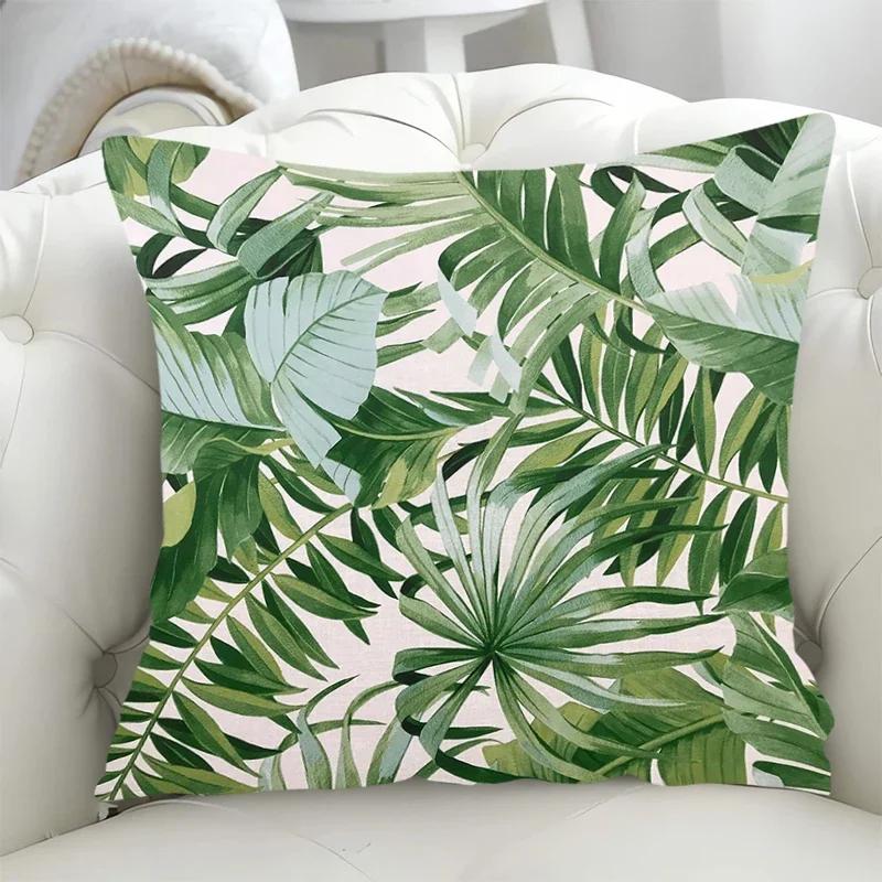 Federe Decorative per Cuscini Foglia Verde Copricuscino per Sedia x Federa Decorazione Autunnale Cuscini Abbraccio Corpo Divano