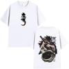 2026 New Anime Demon Slayer Kokushibo Printed Short Sleeve T-shirt Men's and Women's T-shirt Men's Top Sports T-shirt Tee