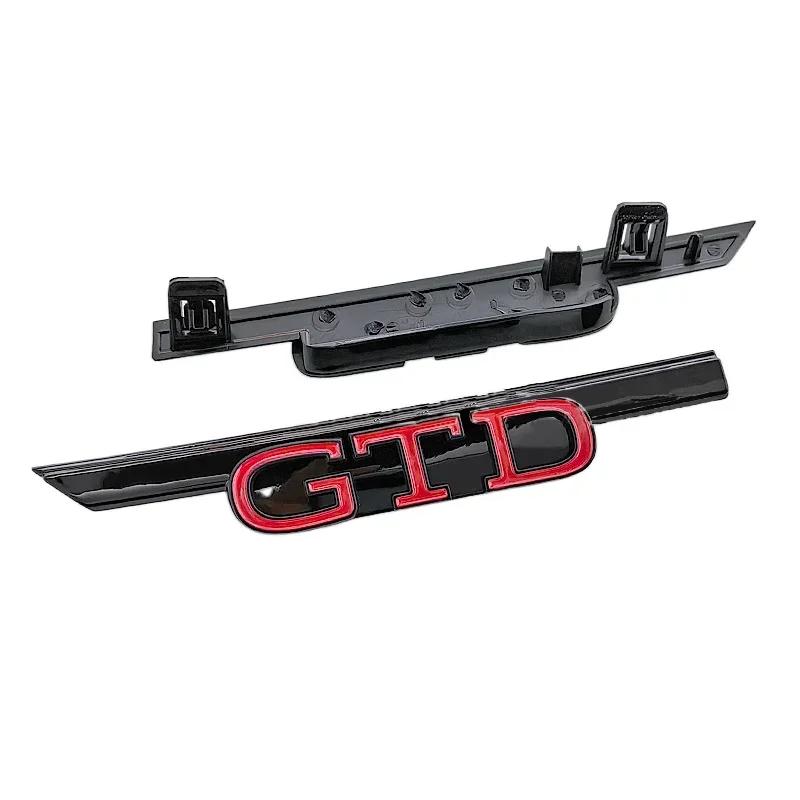 3D ABS Auto Voorgrille Embleem Badge J158 voor Volkswagen Golf 8 MK8 Rline GTI GTD GTE Logo Polo