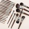OVW 24 Pcs Make Up Brushes with Bag Professional Goat Hair Makeup Brush Case Holder Powder Foundation Brush Set