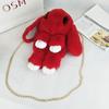 Premium Faux Fur Rabbit Purse Tote Bunny Backpack For Stylish Travel