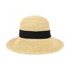 Lcate Damen Raffia Hut Krempe UV-Schutz Strandhut Stroh Urlaubshut LDJH154
