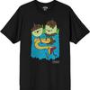 Adventure Time Prinsessan Bubbelgums Rock T-shirt Herr Svart Kortärmad T-shirt