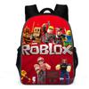 Roblox Kinder Schulrucksack Jungen Mädchen Leichter Oxford-Stoff Zweigurt-Tasche Mit Luftgepolsterten Trägern