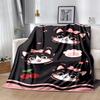 1 Stück Kätzchen-Druck Leichte Flanelldecke, Bequeme und Warme Decke, für Camping Sofa Bett und Couch Büro, Geschenk