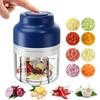 Electric Garlic Chopper Mini Portable Wireless Food Chopper 320ML USB Rechargeable Meat Grinder Vegetable Garlic Masher Blender