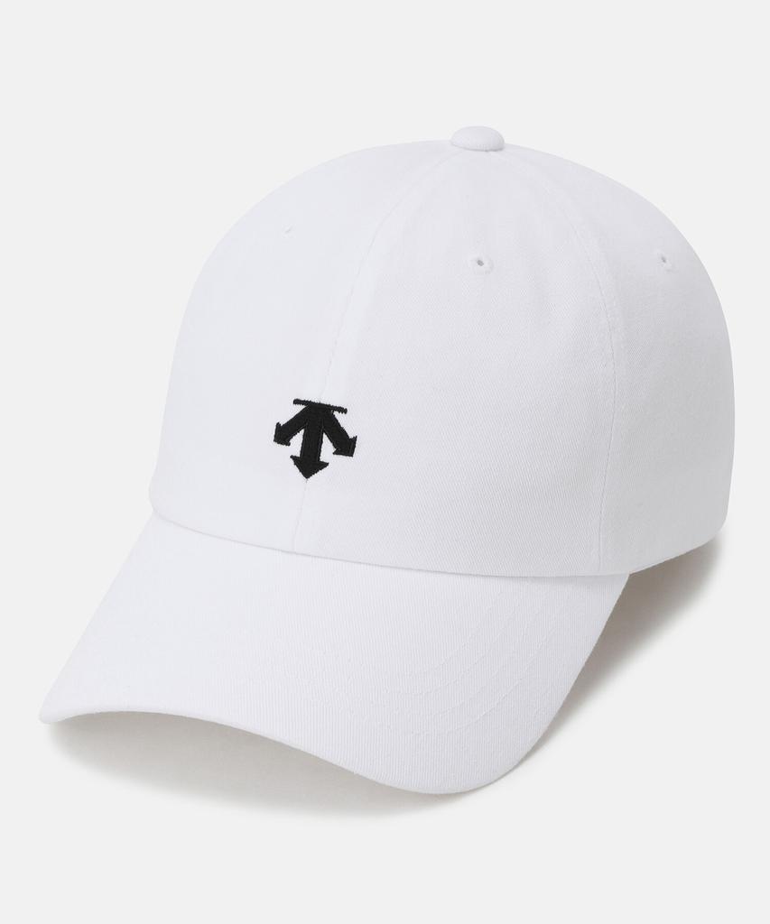 DESCENTE Spirit Logo Cotton Ball Cap White Sr123Ucp3A