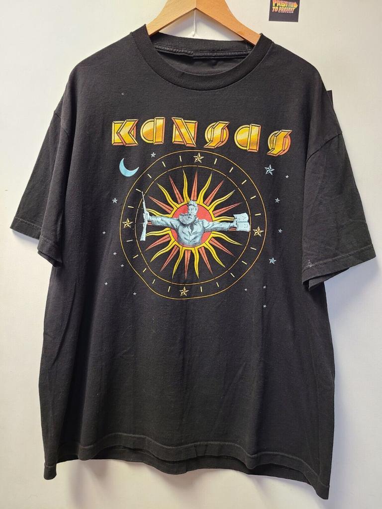 Kansas Albums Band T-shirt Voor Mannen Vrouwen T-shirt Alle Maten