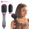 1200W Hair Dryer 2 In 1 Hot Air Brush One Step Styler Volumizer Hair Comb Roller Electric Ion Blow Dryer Brush Hair Straightener Curler