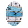 12 Inch Wall Clock Quartz Silent Non-Ticking Round Wooden Wall Clocks Retro Decorative For Bathroom Home Living Room Bedroom