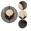 10 Inch Skull Wind Chime for Outdoor Decor Rotating Hook Hanging Patio Garden Decorations Creative Gift for Spring and Summer
