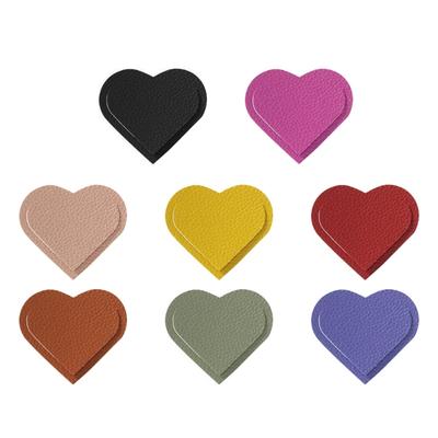 10 Pcs Bible Bookmarks PU Leather Bookmarks Heart Shaped Bookmarks Creative Page Marker Reading Supplies for Teacher