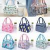 Borsa Termica Isolante Portatile per Pranzo Borsa Frigo Picnic Adulti Bambini Lunch Box Contenitore Cibo Donna Impermeabile Cerniera in Lamina Borsa Bento