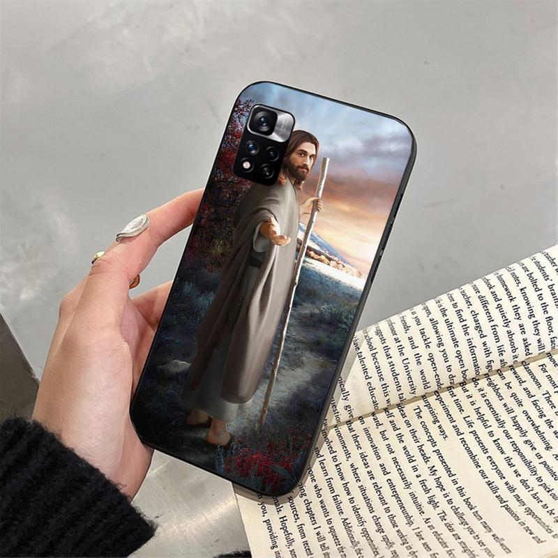 Jesus Christus Telefon Fall Für Xiaomi Redmi hinweis 13 12 Pro 11S 11 10 Pro 10S 12S Redmi 10 9C 13C