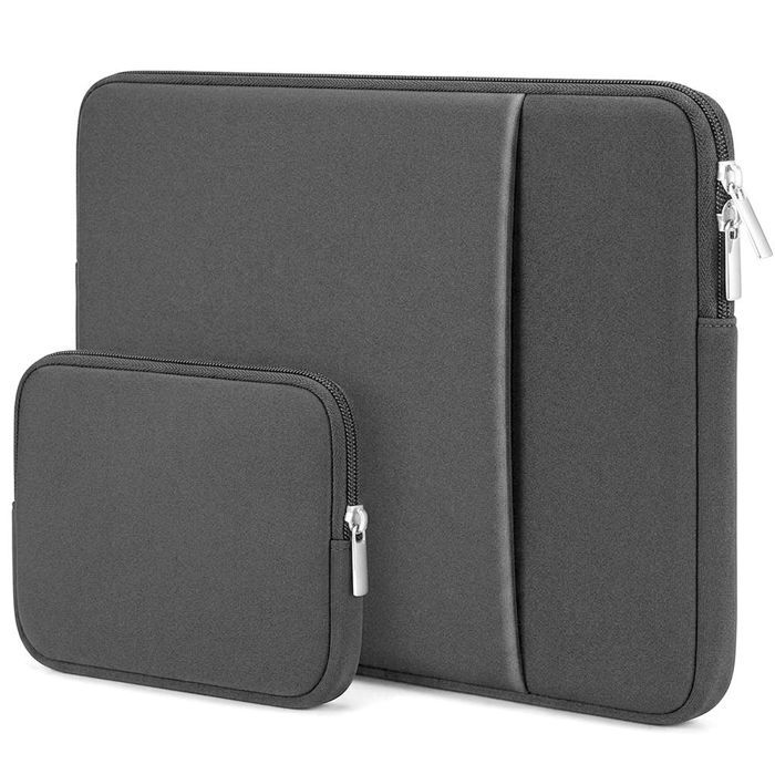 Housse pour Ordinateur Portable 13 Pouces, Compatible avec MacBook Air 13 M5 M4 M3 M2 M1 - Gris