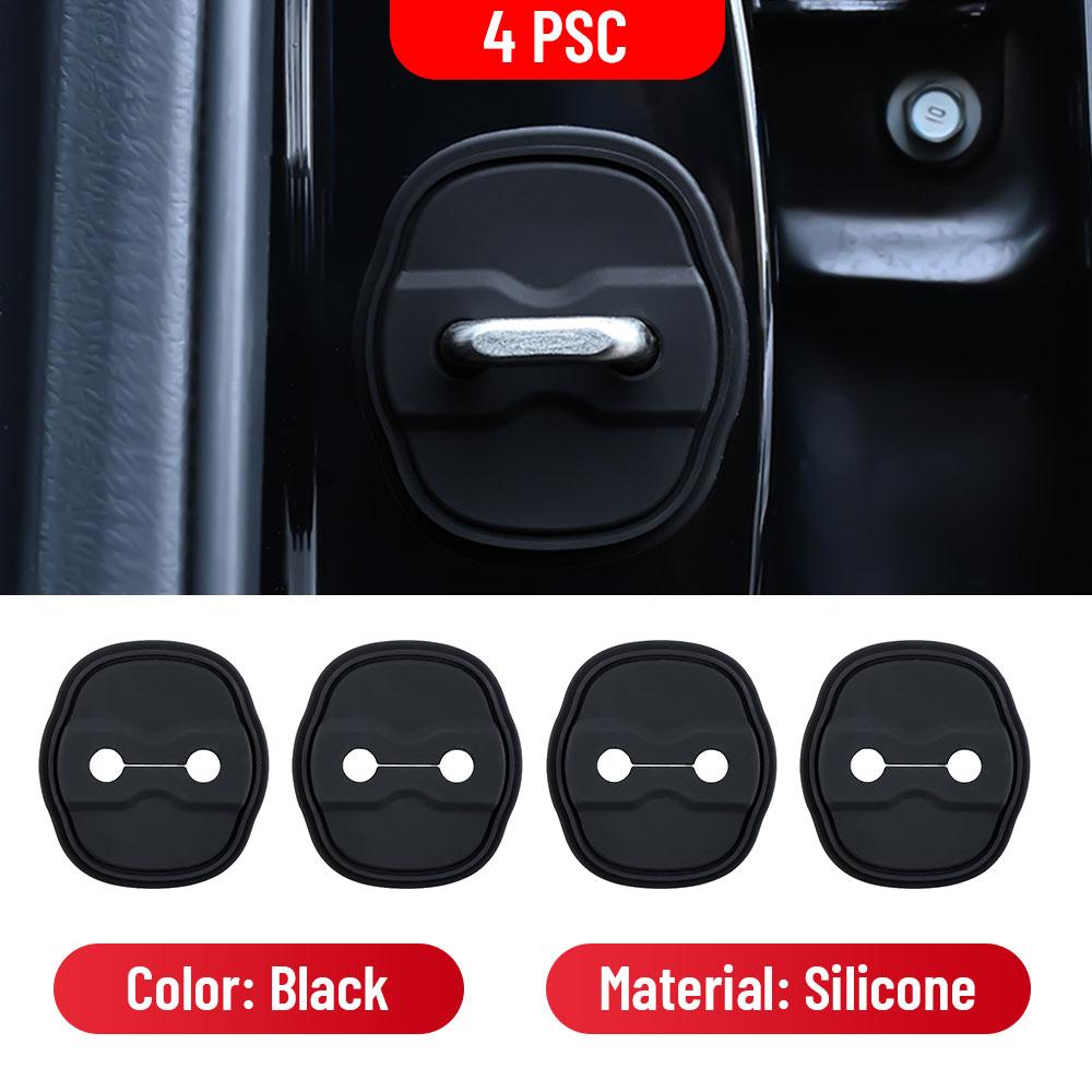 Car Door Lock Silicone Buckle Protector Cover For CHANGAN CS75 PLUS -2025 Car Door Latch Anti-collision Accessories