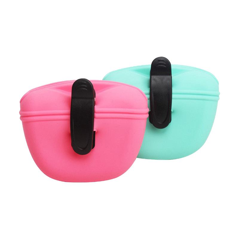 Silicone Pet Training Treat Bag - Dog Training Waist Pouch