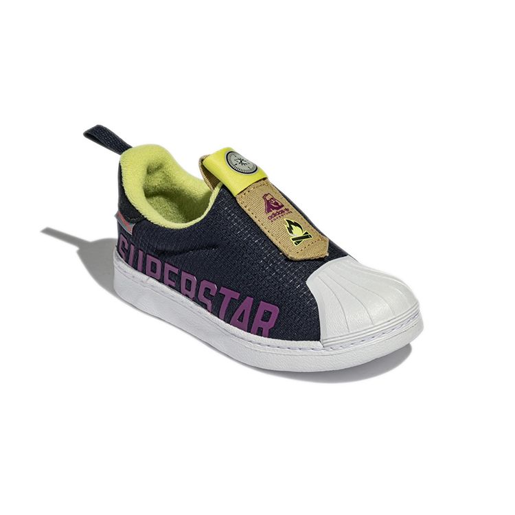 adidas Superstar 360 X I Legend Ink Baby Sneakers Blue Glow-Purple Pure-Yellow Q46513
