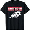 Austria Soccer Fans Jersey - Austrian Flag Football Lovers T-Shirt