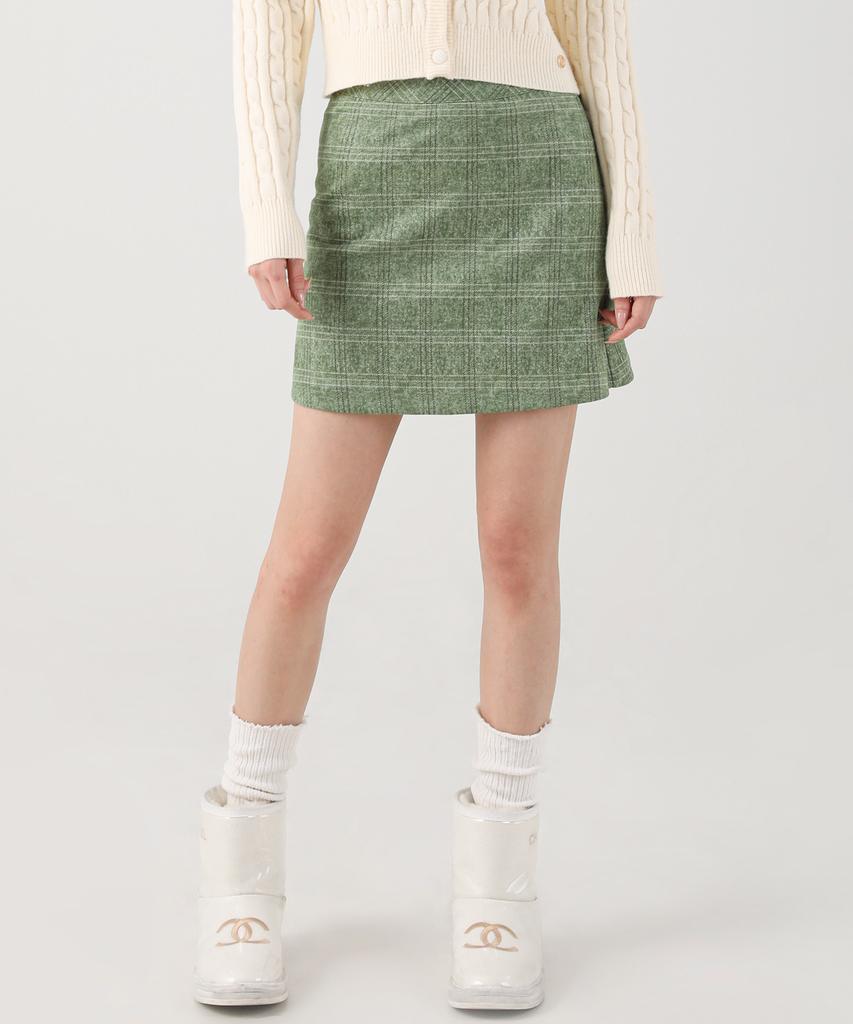 Urban Dress Suede Check Mini Skirt - 2Col